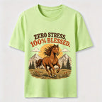 Zero Stress Blessed Horse Classic T-Shirt