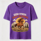 Zero Stress Blessed Horse Classic T-Shirt