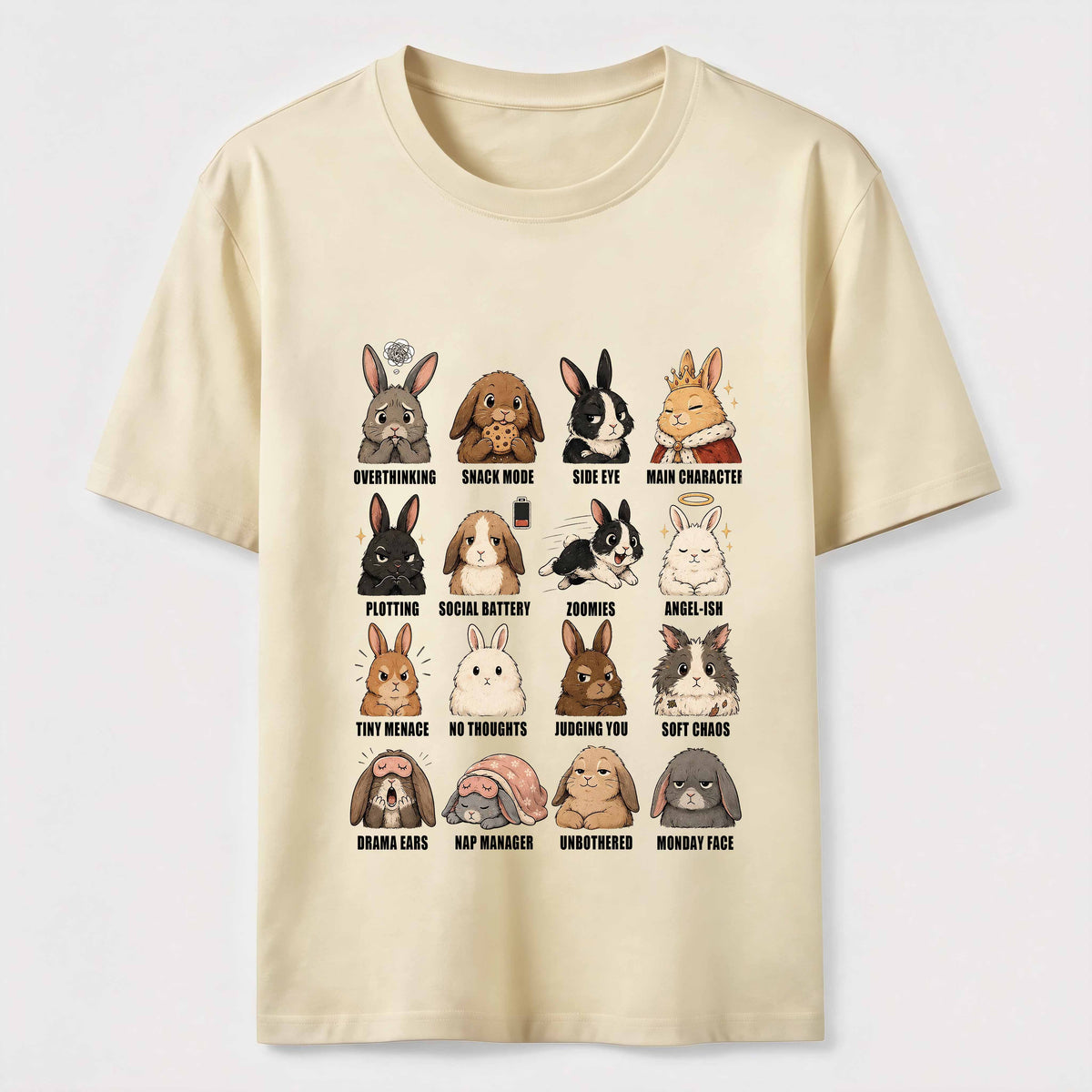 Bunny Mood Chart Classic T-Shirt