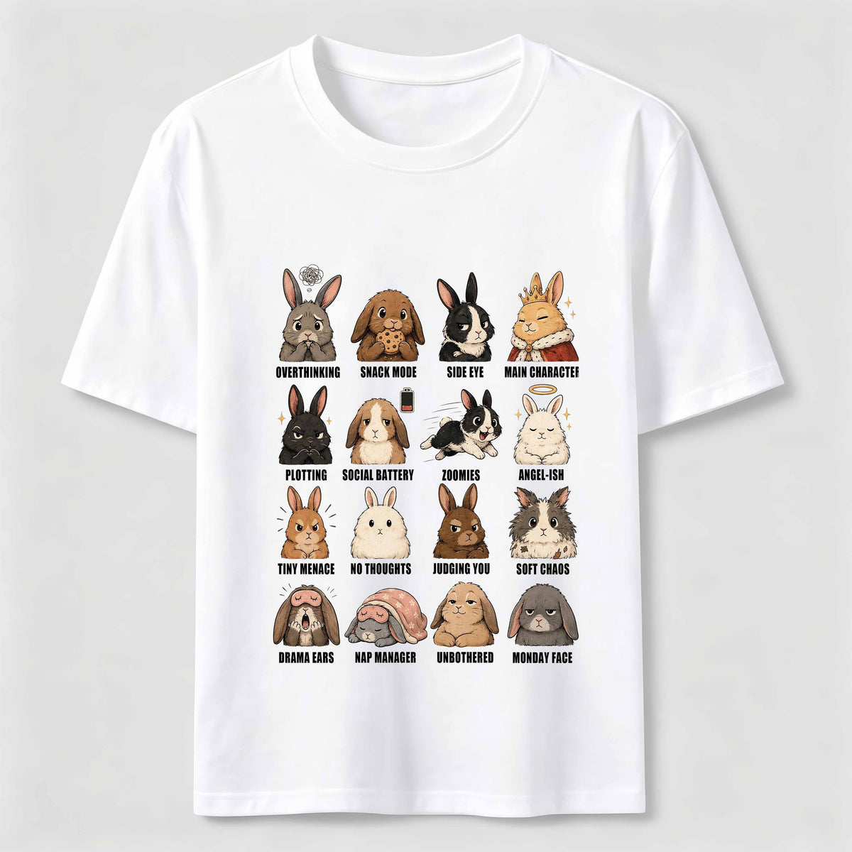Bunny Mood Chart Classic T-Shirt