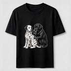 Spot Artist Dalmatian and Labrador Classic T-Shirt