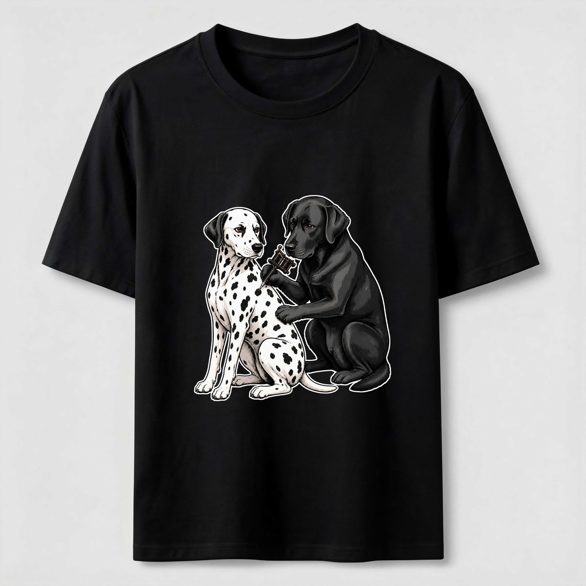 Spot Artist Dalmatian and Labrador Classic T-Shirt