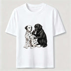 Spot Artist Dalmatian and Labrador Classic T-Shirt