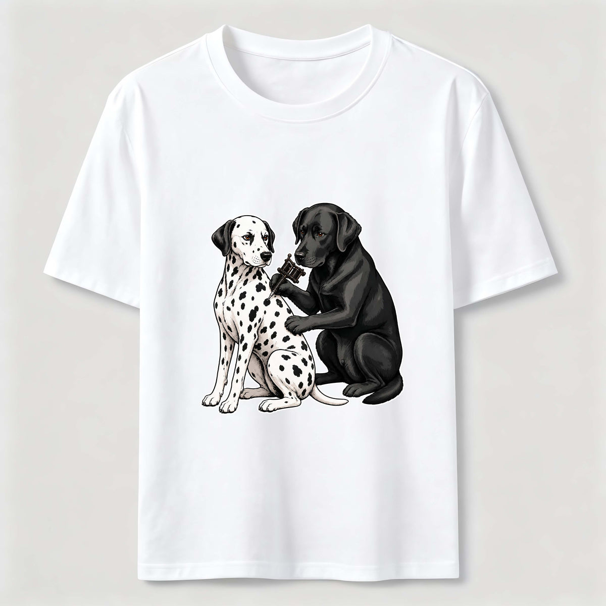 Spot Artist Dalmatian and Labrador Classic T-Shirt