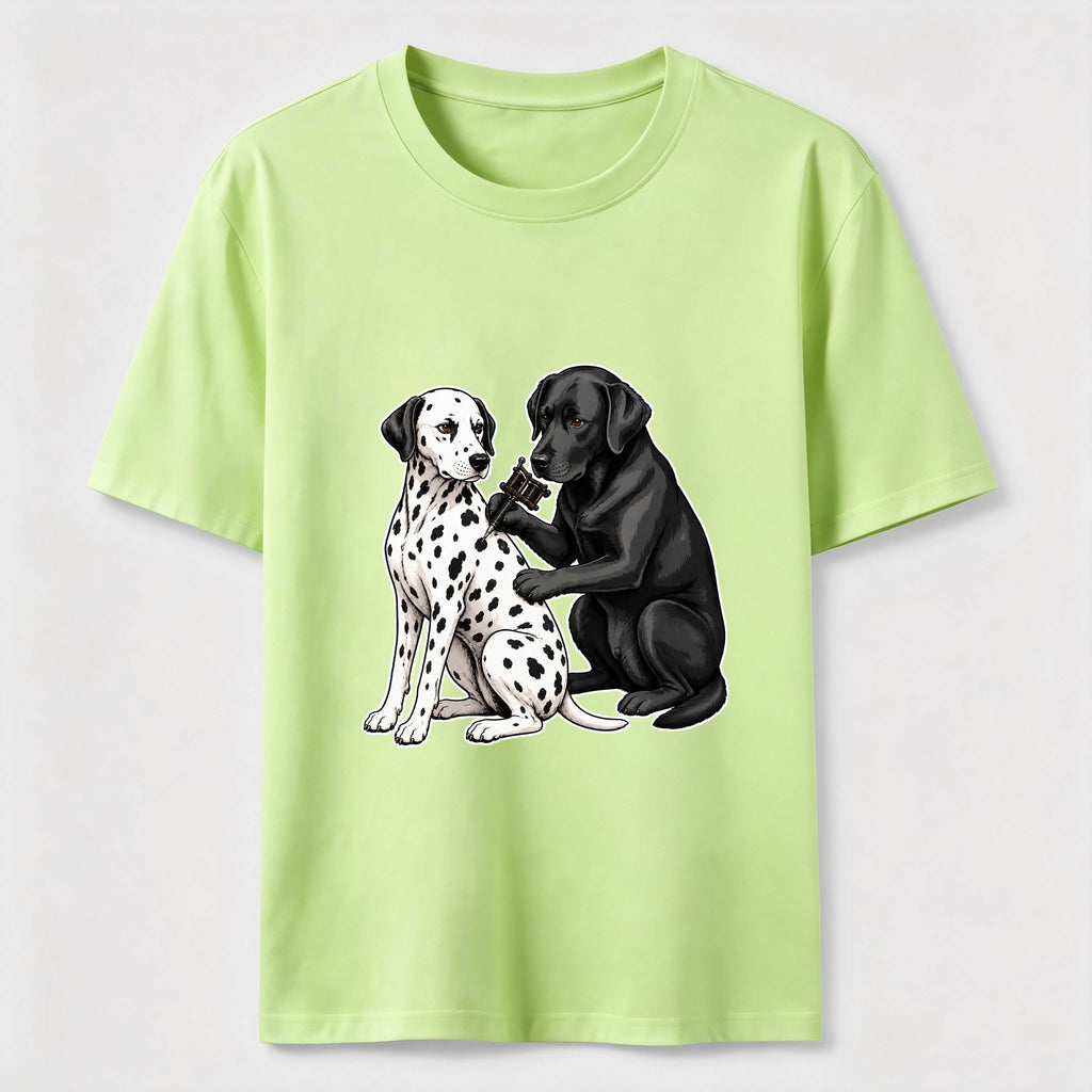 Spot Artist Dalmatian and Labrador Classic T-Shirt