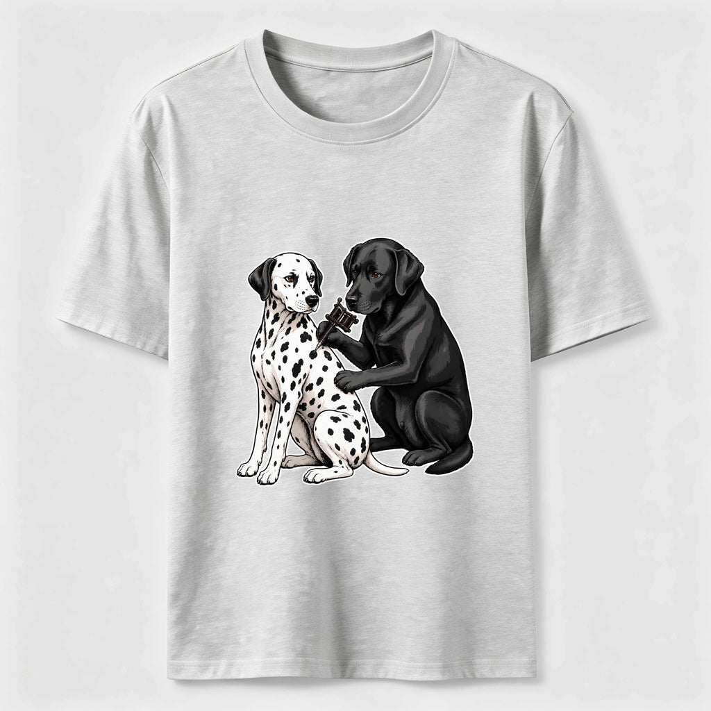 Spot Artist Dalmatian and Labrador Classic T-Shirt