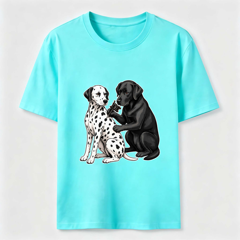 Spot Artist Dalmatian and Labrador Classic T-Shirt