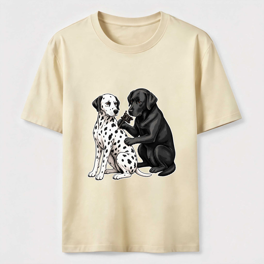 Spot Artist Dalmatian and Labrador Classic T-Shirt