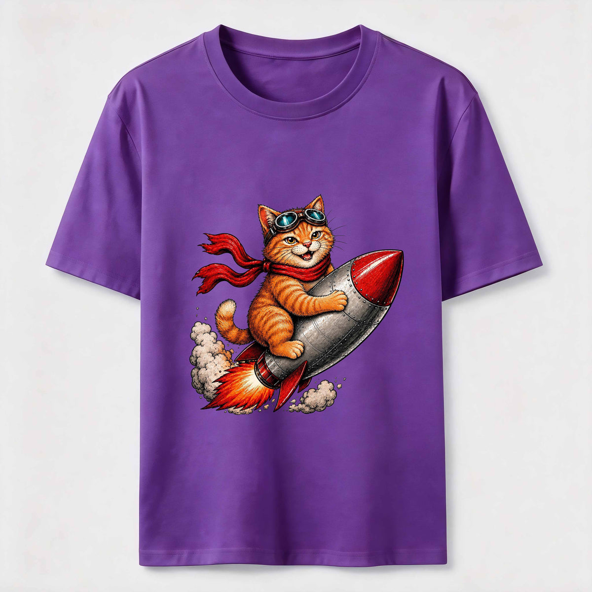 Rocket Rider Cat Classic T-Shirt