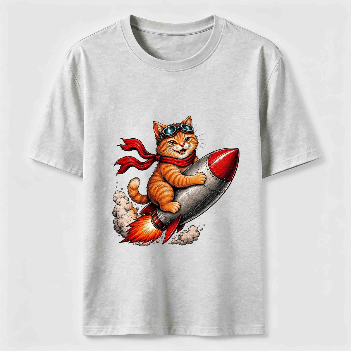Rocket Rider Cat Classic T-Shirt