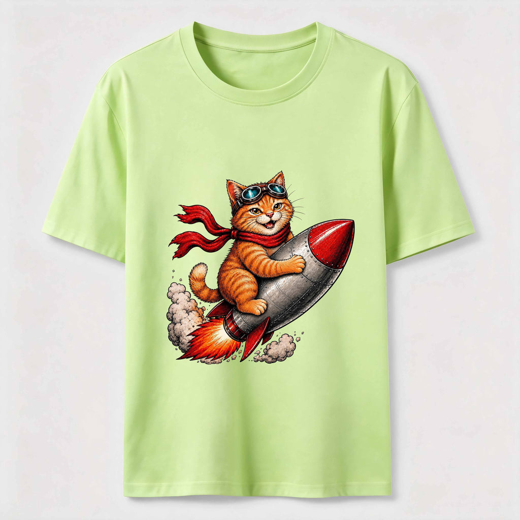 Rocket Rider Cat Classic T-Shirt
