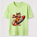 Rocket Rider Cat Classic T-Shirt