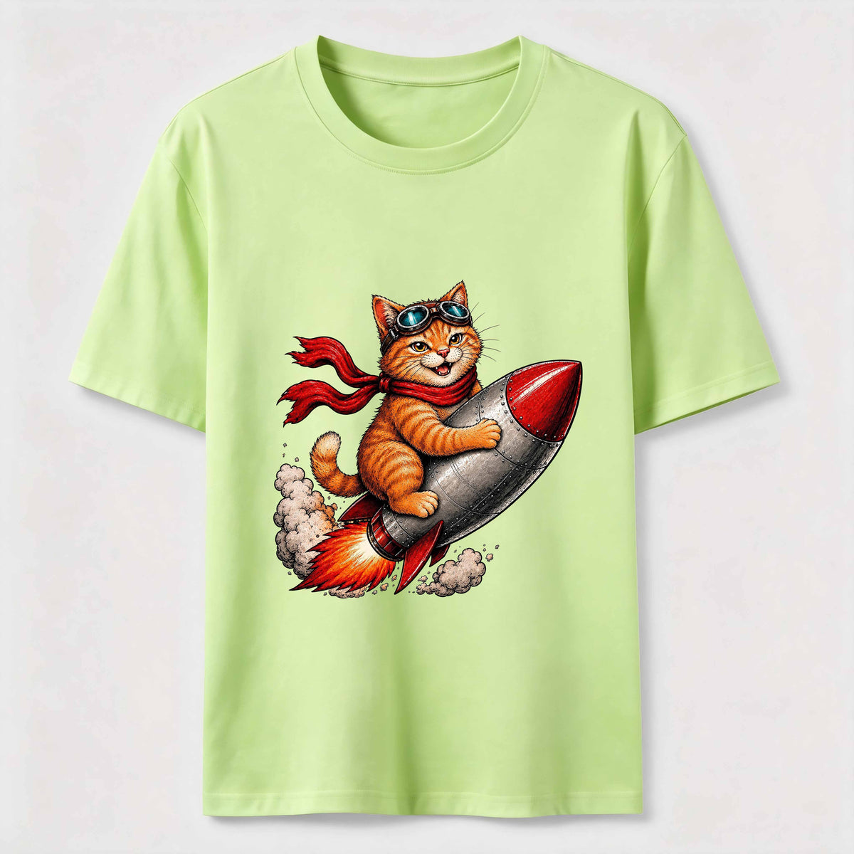Rocket Rider Cat Classic T-Shirt
