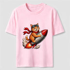 Rocket Rider Cat Classic T-Shirt