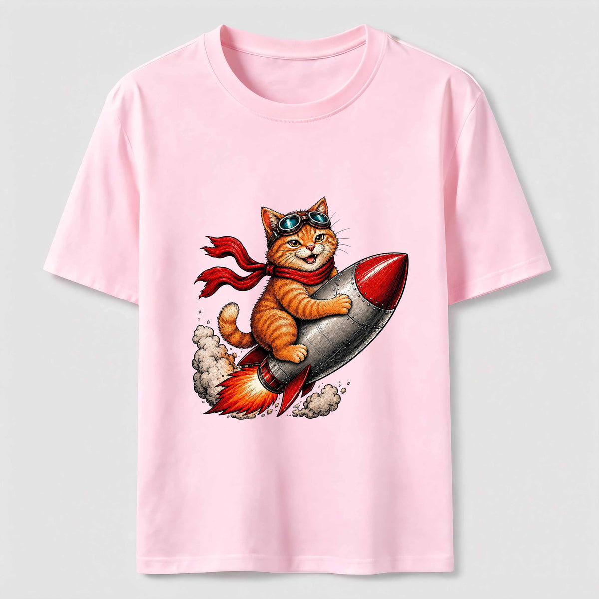 Rocket Rider Cat Classic T-Shirt