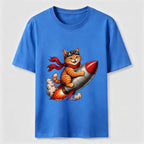 Rocket Rider Cat Classic T-Shirt