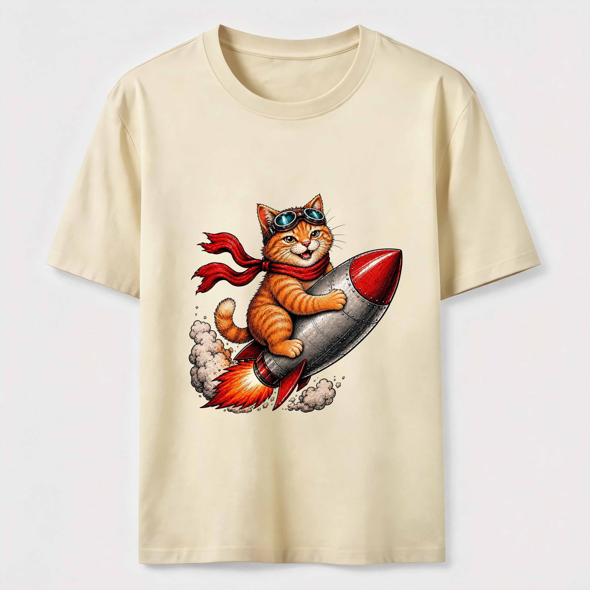 Rocket Rider Cat Classic T-Shirt