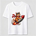 Rocket Rider Cat Classic T-Shirt