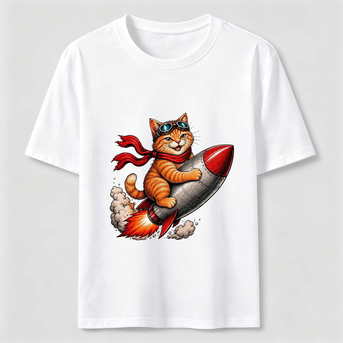Rocket Rider Cat Classic T-Shirt