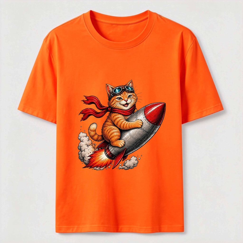 Rocket Rider Cat Classic T-Shirt