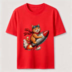 Rocket Rider Cat Classic T-Shirt