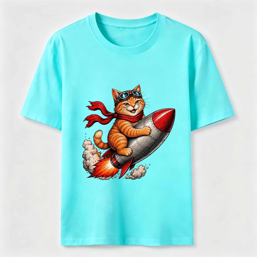Rocket Rider Cat Classic T-Shirt