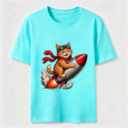 Rocket Rider Cat Classic T-Shirt