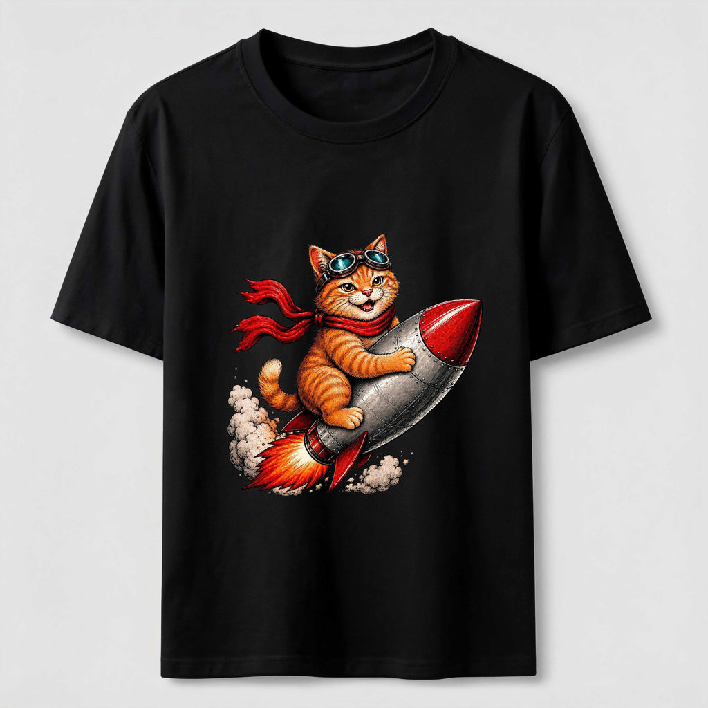 Rocket Rider Cat Classic T-Shirt