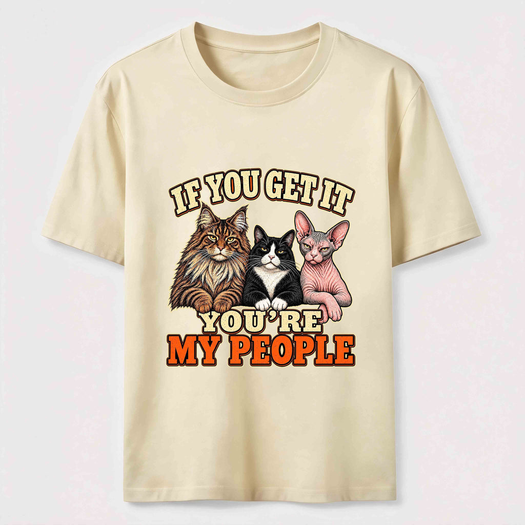If You Get It Cat Crew Classic T-Shirt