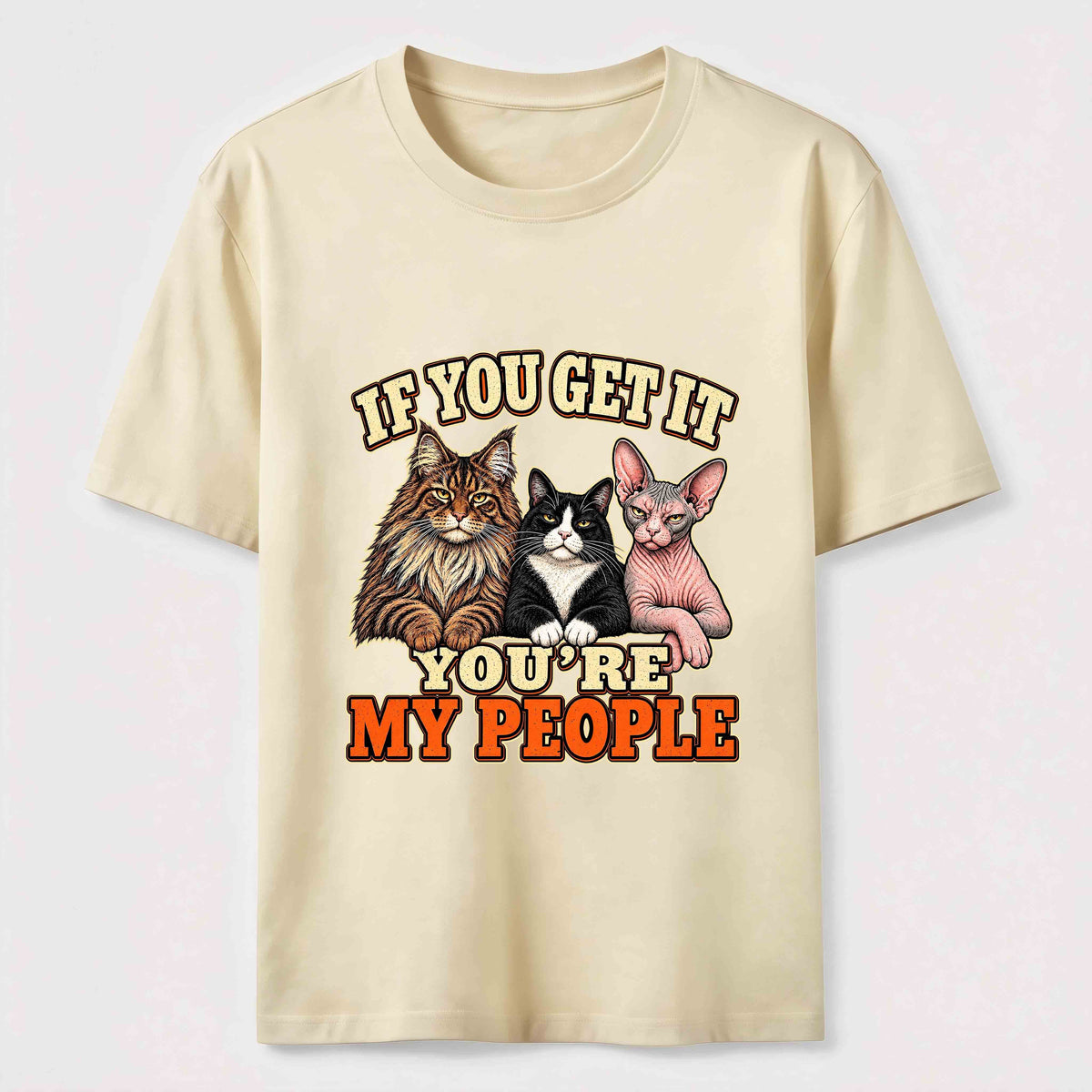 If You Get It Cat Crew Classic T-Shirt
