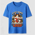 A Little Broken Completely Loved Cat Classic T-Shirt