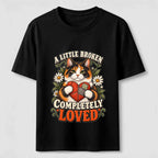 A Little Broken Completely Loved Cat Classic T-Shirt