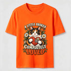 A Little Broken Completely Loved Cat Classic T-Shirt