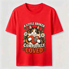 A Little Broken Completely Loved Cat Classic T-Shirt