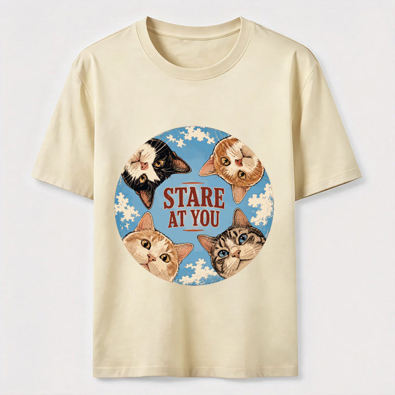 Cat Stare At You Classic T-Shirt