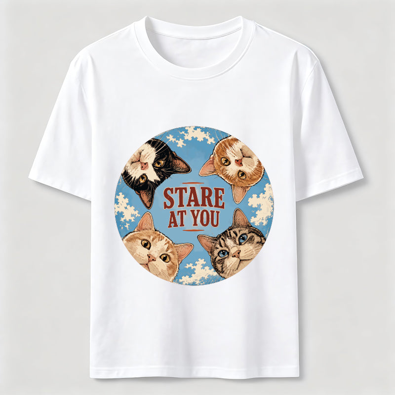 Cat Stare At You Classic T-Shirt