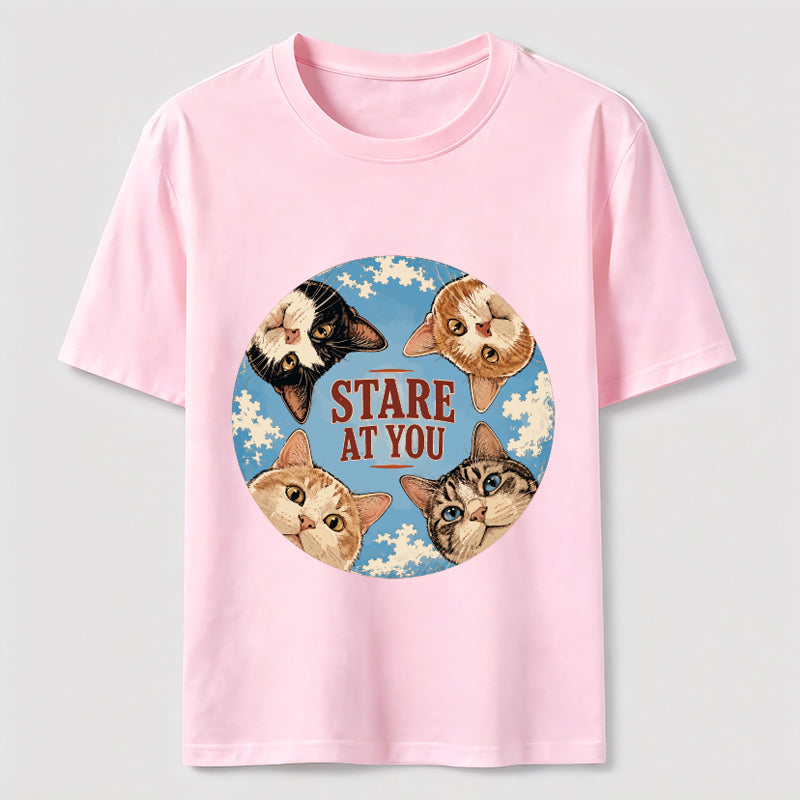 Cat Stare At You Classic T-Shirt
