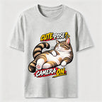 Cute Pose Camera On Classic T-Shirt