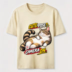 Cute Pose Camera On Classic T-Shirt