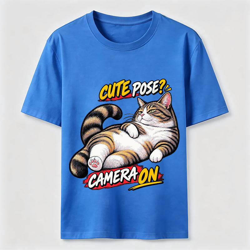 Cute Pose Camera On Classic T-Shirt