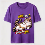 Cute Pose Camera On Classic T-Shirt