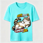 Cute Pose Camera On Classic T-Shirt