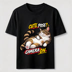 Cute Pose Camera On Classic T-Shirt