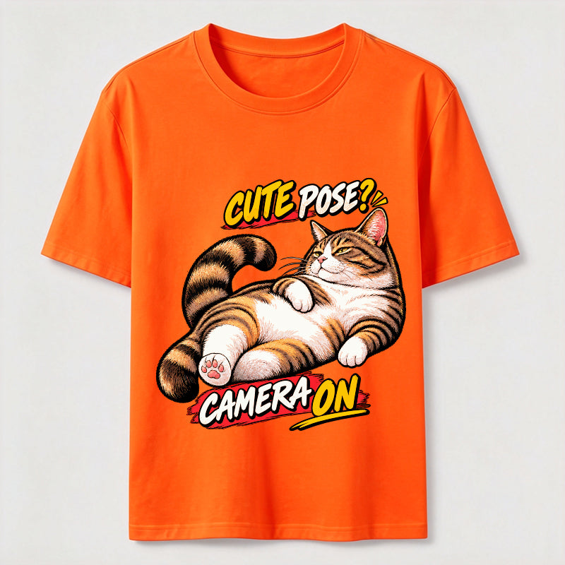 Cute Pose Camera On Classic T-Shirt