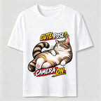 Cute Pose Camera On Classic T-Shirt