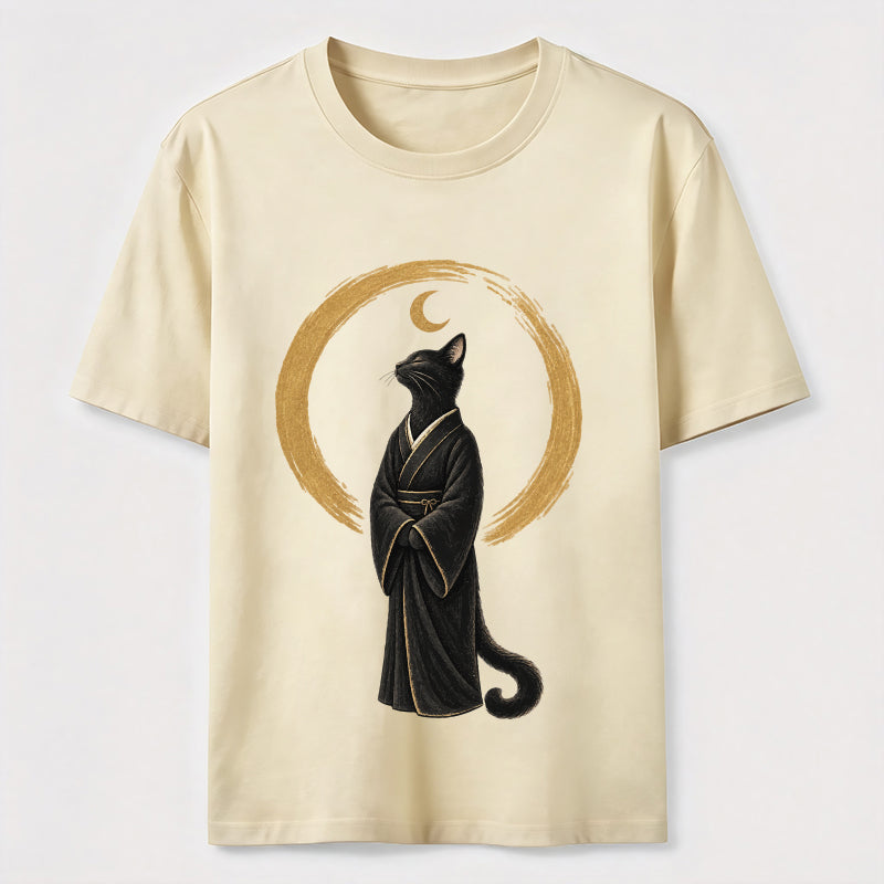 Midnight Moon Cat Classic T-Shirt