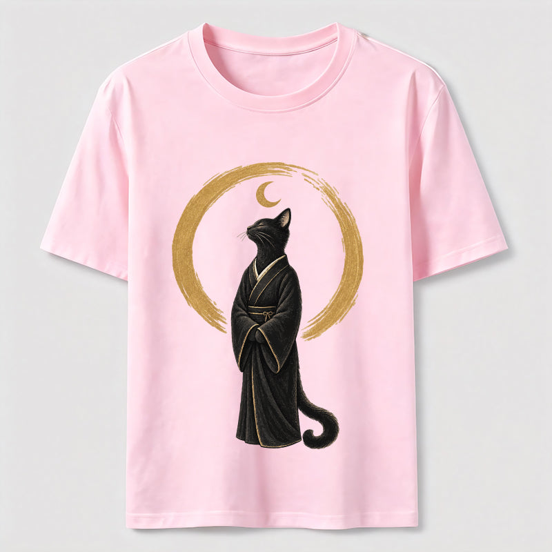 Midnight Moon Cat Classic T-Shirt