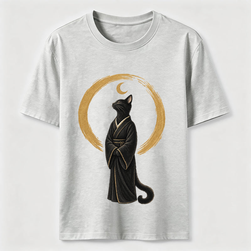 Midnight Moon Cat Classic T-Shirt
