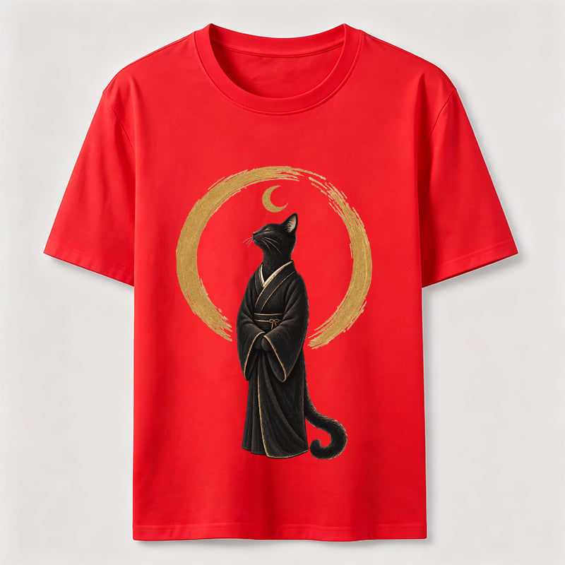 Midnight Moon Cat Classic T-Shirt