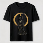 Midnight Moon Cat Classic T-Shirt